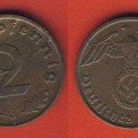 Deutsches Reich 2 Reichspfennig 1939 J