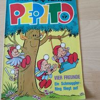 Comic Heft Kauka Pepito Nr. 17 vier Freunde 1974