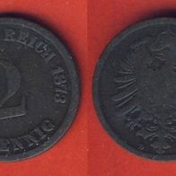 Kaiserreich 2 Pfennig 1873 D