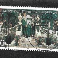 BRD Sondermarke " 100 Jahre Künstlerdorf Worpswede " Michelnr. 1430 o