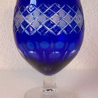 Blauer Römer Glas Pokal