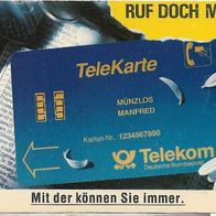 Telefonkarte P 15 von 1990 , Telekom , leer