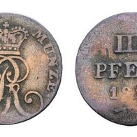 Hannover Königreich 4 Pfennig 1817 H