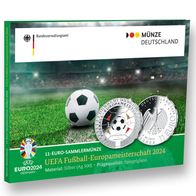 11 Euro Münze BRD 2024 "UEFA Fußball Europameisterschaft 2024 -A-, Neu, OVP