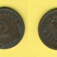 Kaiserreich 2 Pfennig 1877 A