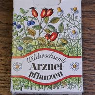 Quartettspiel Wildwachsende Arzneipflanzen DDR Vintage
