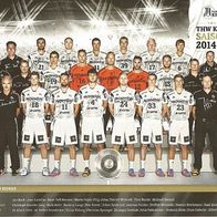 THW Kiel Mannschaftskarte 2014/15 - Handball