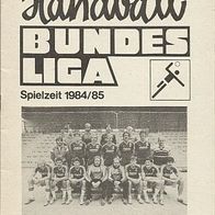 Programmheft TBV Lemgo - Wallau - Massenheim 84/85 - Handball - Bundesliga