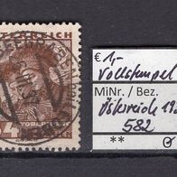 Österreich 1934 Freimarke: Österreichische Volkstrachten MiNr. 582 Vollstempel