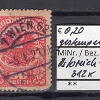 Österreich 1920 Freimarke: Wappenzeichnung MiNr. 312 x Vollstempel