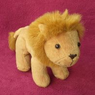 NEU: Plüschtier Löwe 30 cm stehend Kuscheltier Stofftier Raubkatze Wildkatze
