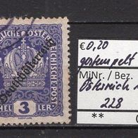 Österreich 1919 Freimarken MiNr. 228 gestempelt