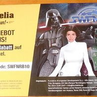 Darth Vader & Boba Fett + Stormtrooper mit „ Princess LEIA „ auf 1 rarem Flyer !