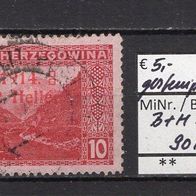 Bosnien und Herzegowina 1914 Freimarken MiNr. 90 II gestempelt