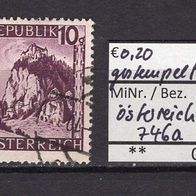 Österreich 1945 Freimarken: Landschaften MiNr. 746 a gestempelt