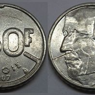Belgien 50 Franc 1987 "Belgie" ## Kof8