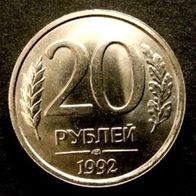 Russland, 20 Rubel - 1992