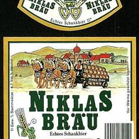 Bieretikett Interspar-Sonderabfüllung NIKLAS Brauerei Baumgartner Schärding Austria