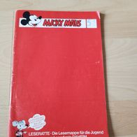 Lesemappe 51 Comic Heft Walt Disneys Micky Maus 45 & 46 1983