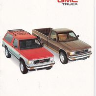 GMC S-15 Jimmy/S-15 Pickup ( USA ) 1990 , 8 Seiten