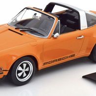 Kk-scale 1/18 Porsche 911 by Singer Targa 2014 Orange Kkdc180472 | Achetez sur