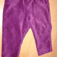 Mädchen Hose Freizeithose Kuschelhose Größe 62 / 68