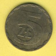 Polen 5 Zlotych 1984