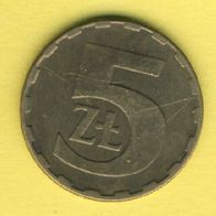 Polen 5 Zlotych 1982