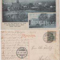 Golm-Mark-AK 1906 Restaurant zur Linde Rutschberg Albert Schulz Erh.2
