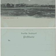 Grabow-Mecklenburg-AK um 1900 Mondscheinkarte Erh.1