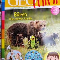 Zeitschrift Geo mini Nr. 4/2018 - Bären, eine starke Familie