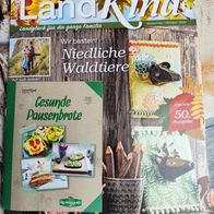 Zeitschrift LandKind September / Oktober 2020 Wir basteln! Niedliche Waldtiere