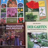 4 Bücher Garten - Pflanzen