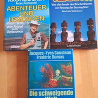 3 Bücher: Cousteau, Kronzucker, TerraX