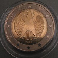 2 Euro BRD 2024 (2023) Adler D vorzüglich aus Umlauf Deutschland vz Bundesadler