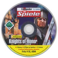 Computer Bild Spiele Heft-DVD 11/2008 * Spiele-Vollversionen