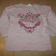 schönes Girl - Sweatshirt / Sweat Palomino Gr. 98/104 rosa (0715)