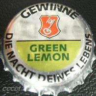 BECK´S Green Lemon Aktion 2015 Bier Kronkorken Brauerei Kronenkorken aus Bremen inbev