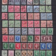 Briefmarken Großbritannien über 200 Marken ab 1881 bis 1989