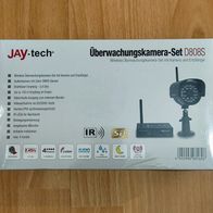 JAY-tech Überwachungskamera Set D808S Jay tech 2,4hz Audio sd