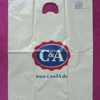 Plastik Tüte Einkaufstüte "C & A" 36 x 50 cm Einkaufs Tasche Trage Sammler