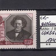 Sowjetunion 1954 125. Geburtstag von Anton Rubinstein MiNr. 1747 gestempelt