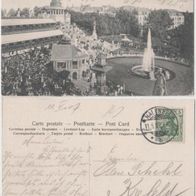 Halensee-Kurfürstendamm-AK 1907 Terassen Inhaber Bernhard Hoffmann Erh.1