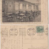 Halle-Saale-AK 1914 Conditorei und Cafe C. Zorn Erh.1