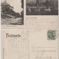 Haspe-Hagen 1913 Blick auf Hochöfen und Krankenhaus Erh.1