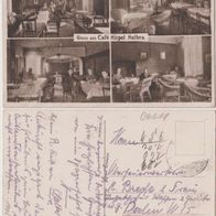 Helbra-Mandsfeld-AK 1906 Cafe Kögel mit 4Bildern der Lokalität- Erh.1
