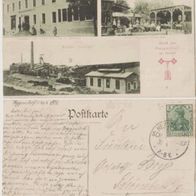 Heygendorf Allstedt AK 1906 Lokal zum weißen Roß Inh.B. Hartwig Erh.1
