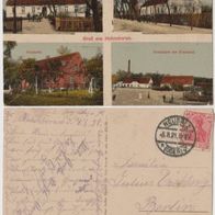 Hohenborau Neusalz Oder 1921 mit Gasthaus Nehrlich und Brennerei Erh.1.