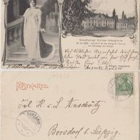 Hohenzieritz-AK-Königin-Luise 1906 Ereigniskarte Erinneringan an den 10.07.1810 Erh.1