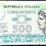 500 Lire Italien Banknate Geldschein 1979